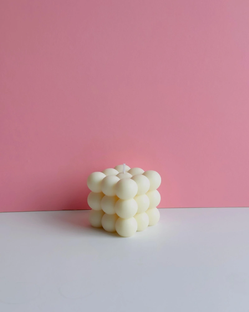 Bubble Cube Candle
