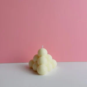 Bubble Triangle Candle