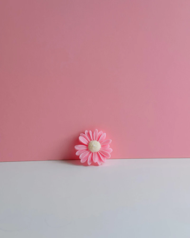 Daisy Flower Candle