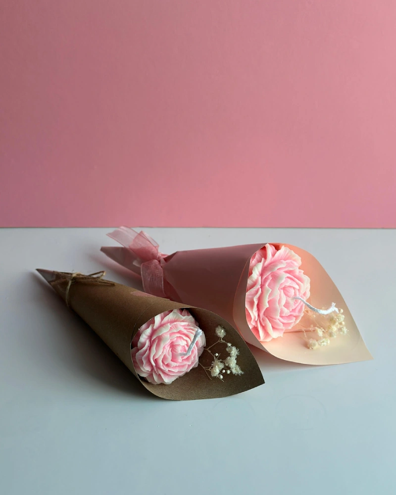 Single Peony Bouquet