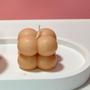 Small Bubble Cube Candle