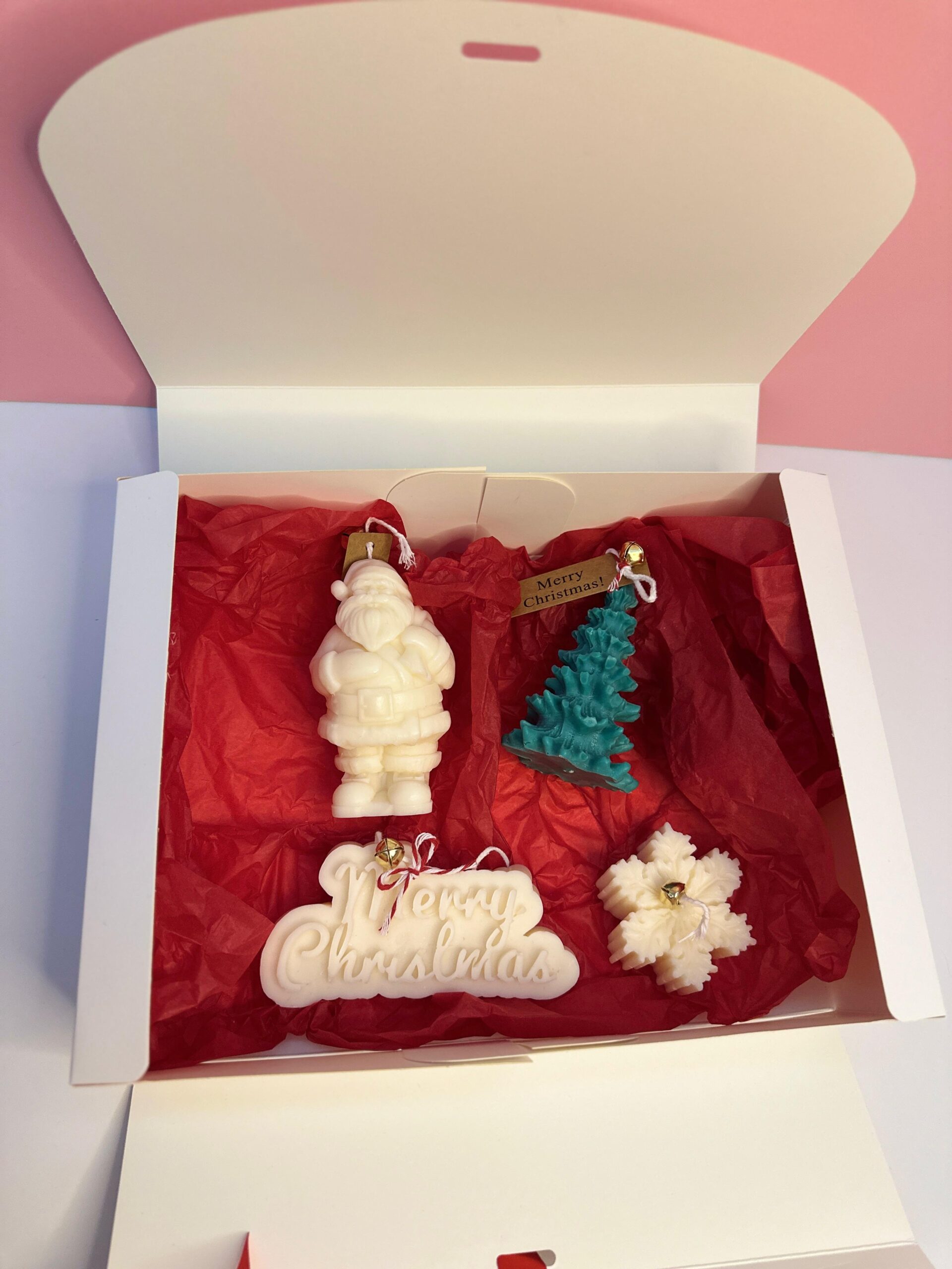 Merry Christmas Candle Gift Box
