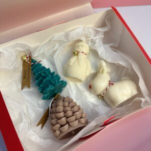 Frosted Forest Christmas Candle Gift Box